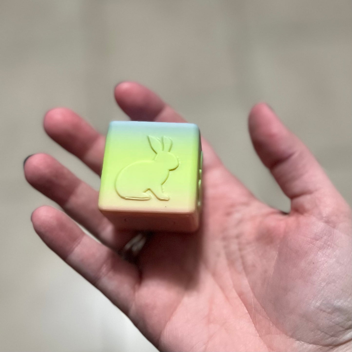Made by Mike: Spring/Easter Play Dough Stamp Cube