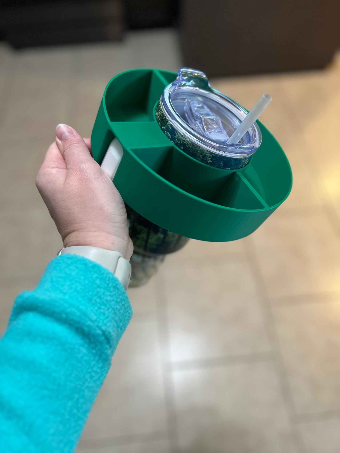 Made by Mike: 40 Oz Tumbler Snack Tray WITH LID