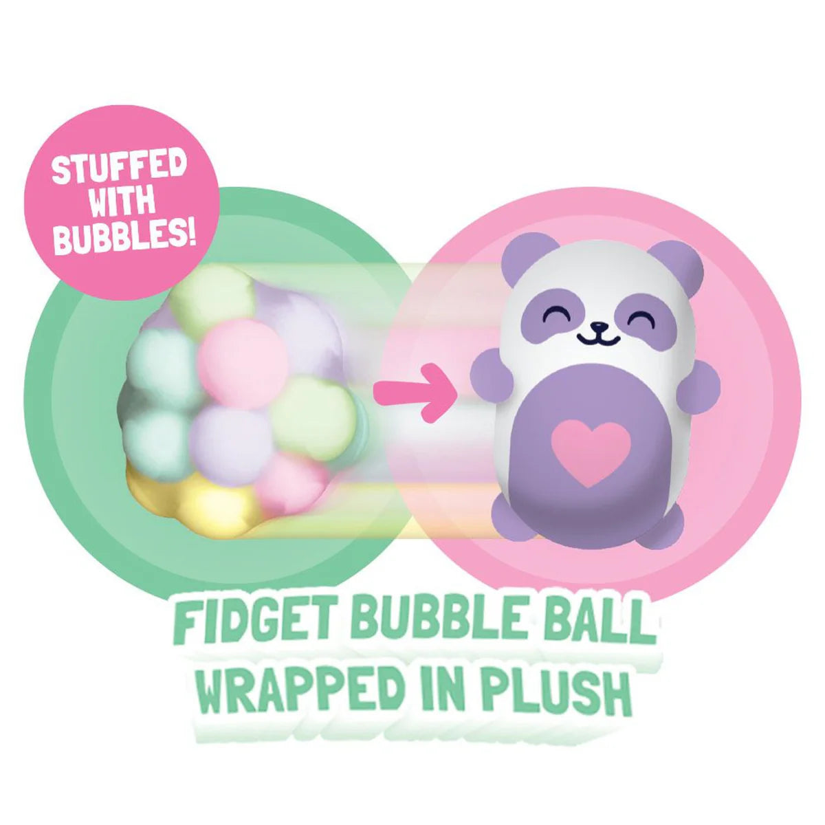 Bubble Stuffed Squishy Friends Toy