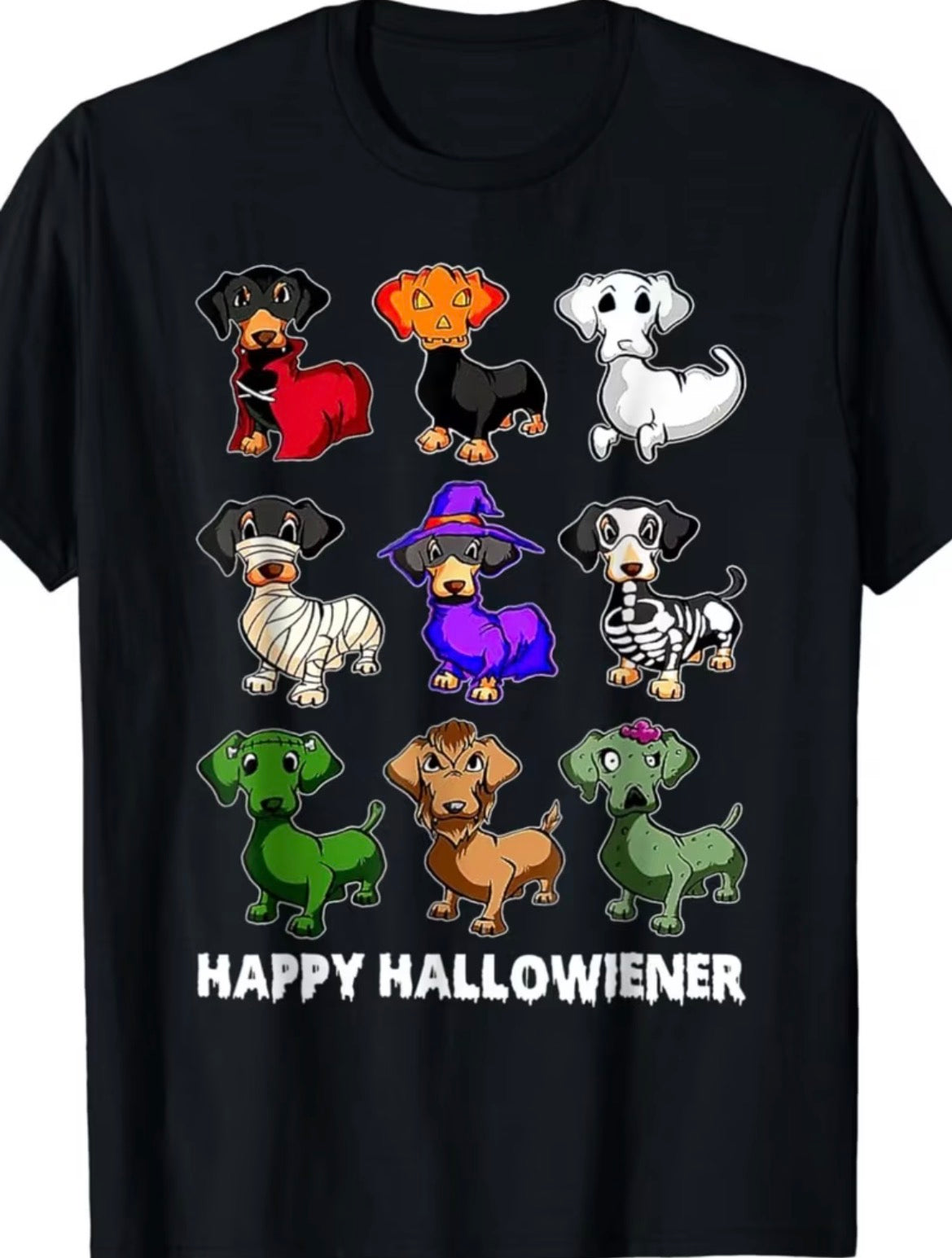 Dachshund Halloween UNISEX Vinyl Graphic
