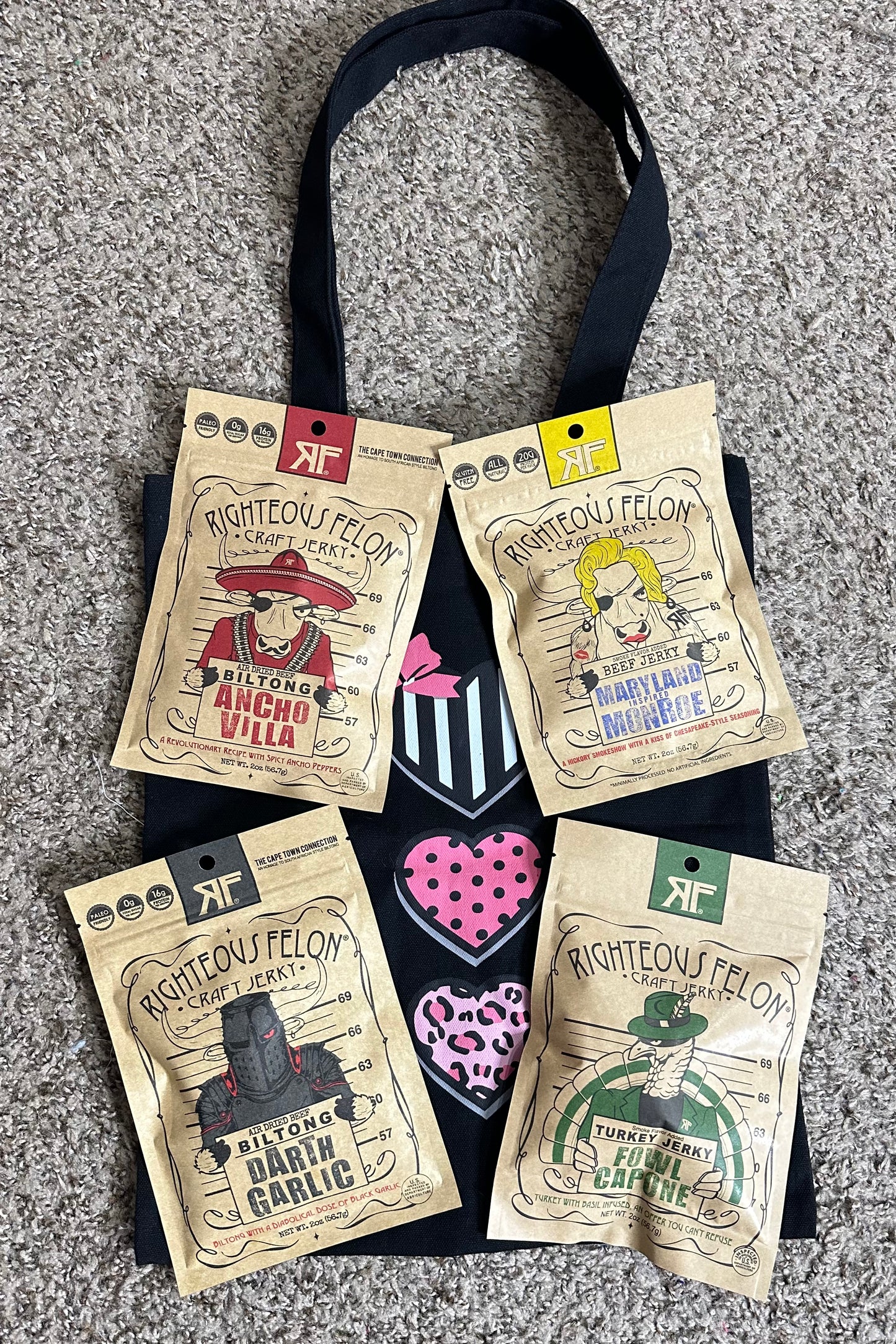 "Jerky Lovers" Snack Tote