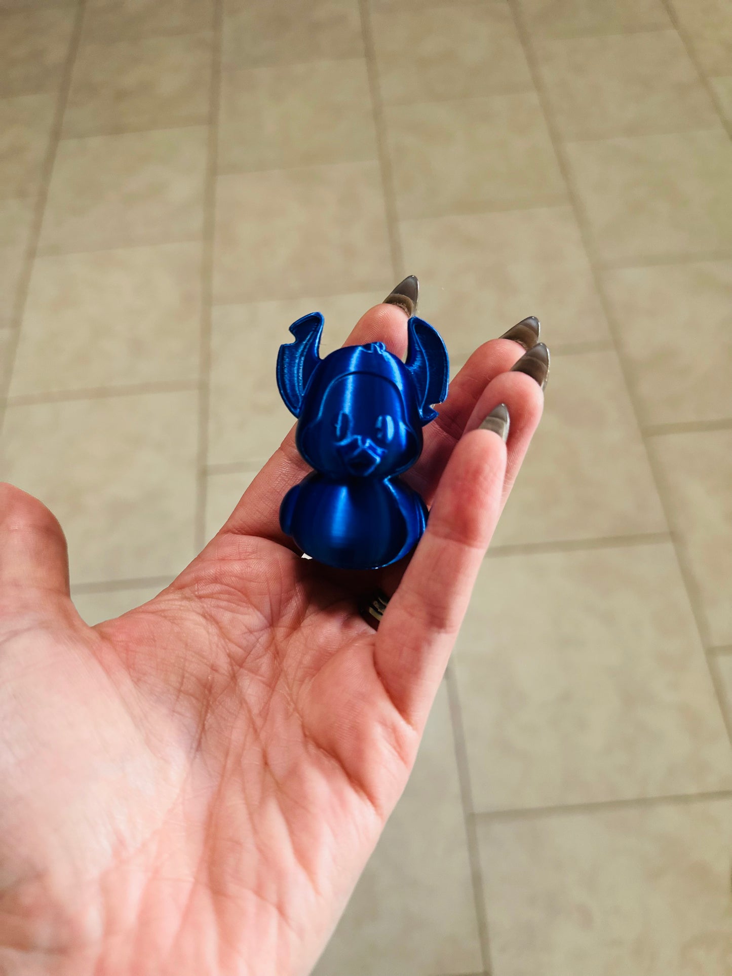 Made by Mike: 3D Printed Blue Alien Duck