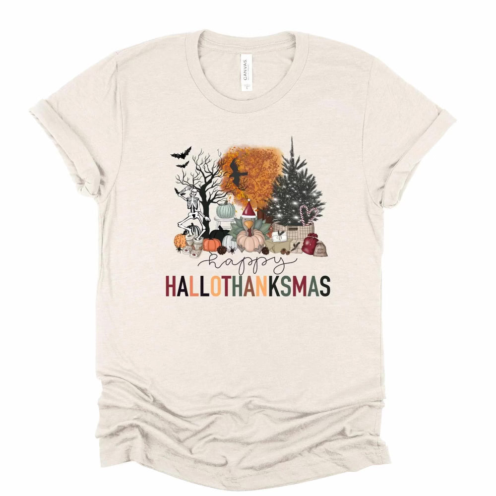 Happy Hallothankmas Graphic