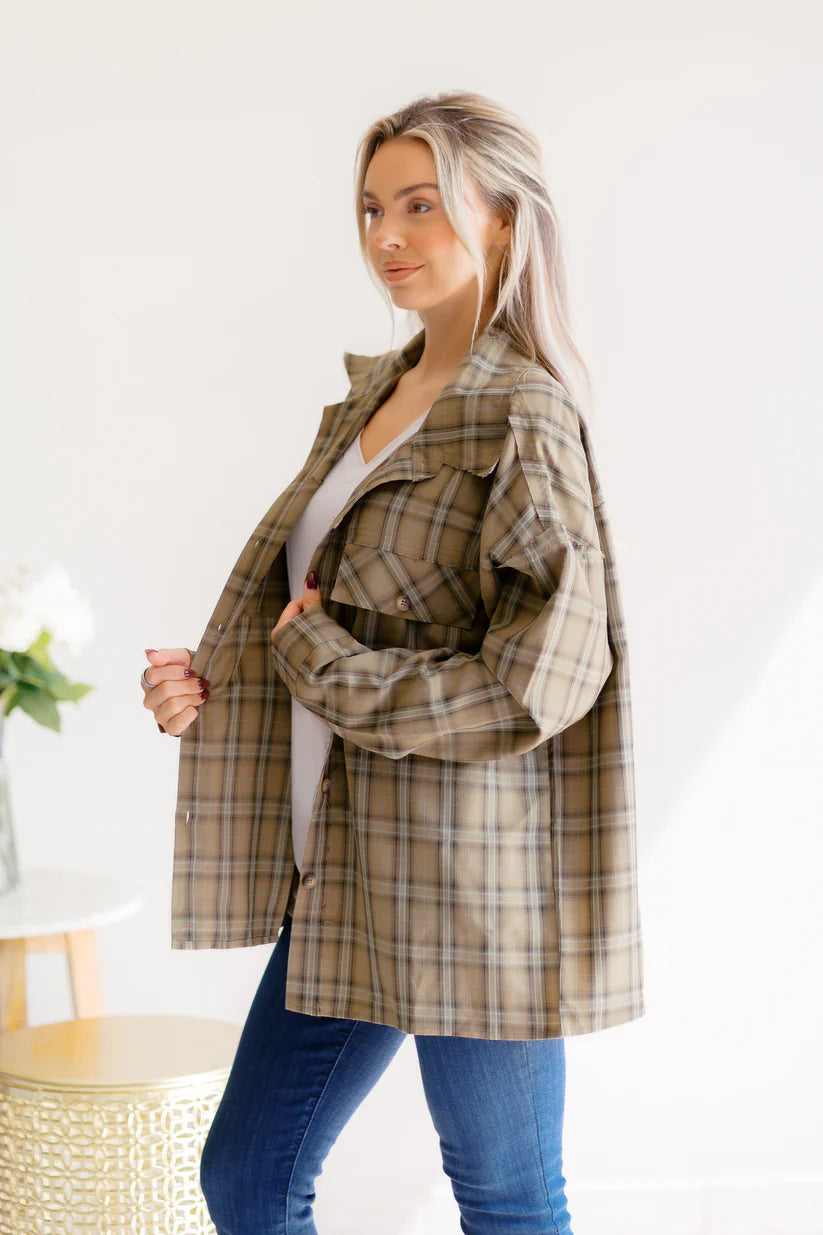 Pumpkin Pathways Button-Down