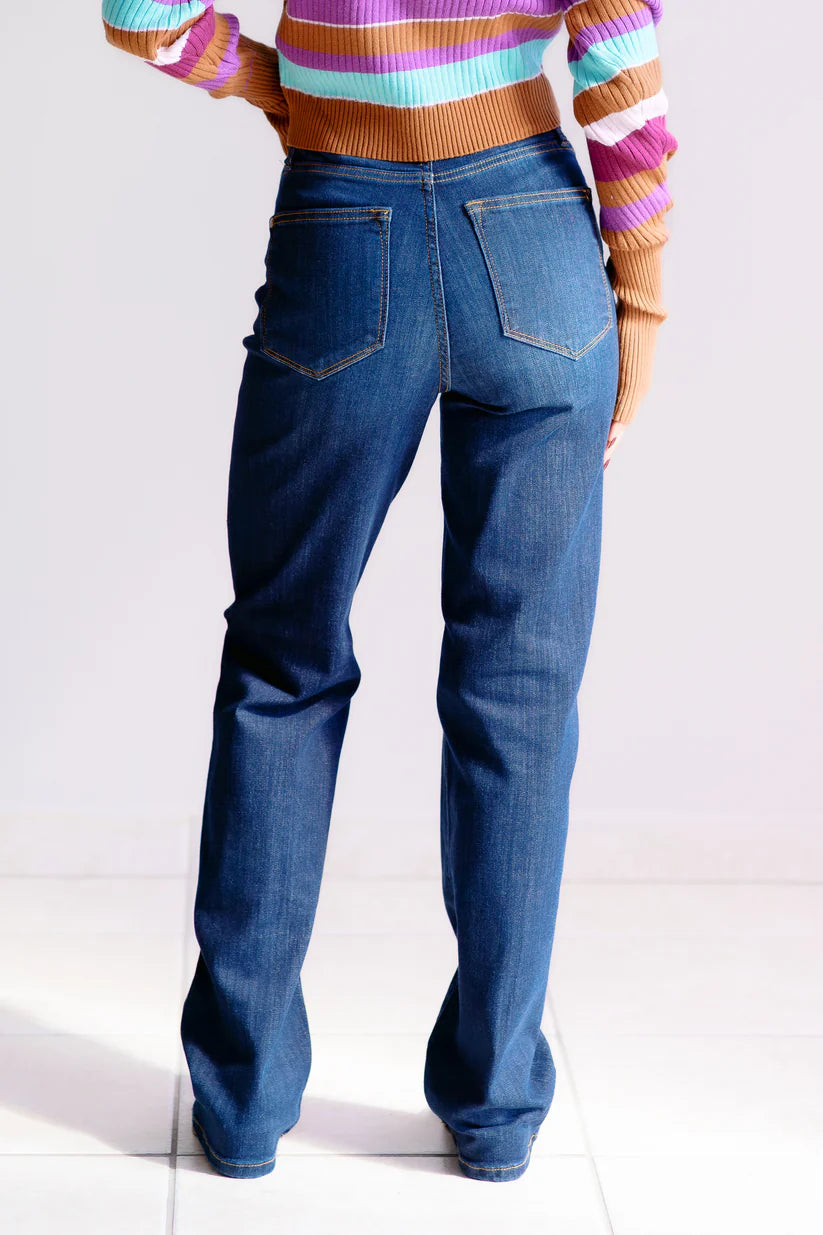 Midnight Magic Judy Blue Straight Leg Jeans
