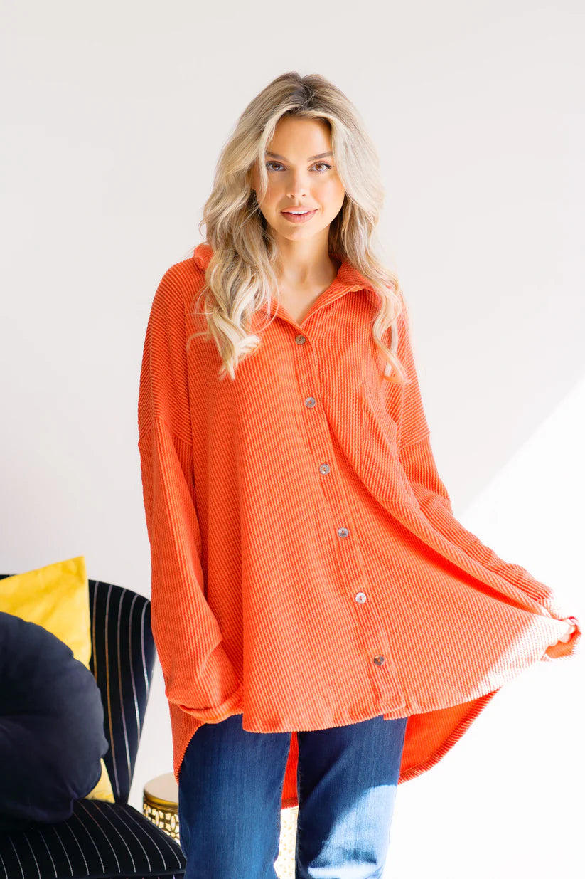 Harvest Hex Button Down