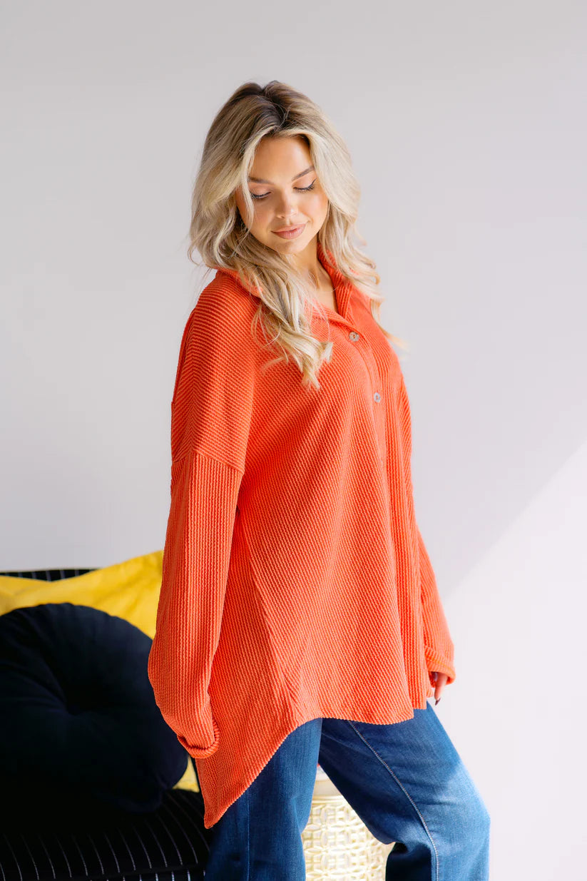 Harvest Hex Button Down