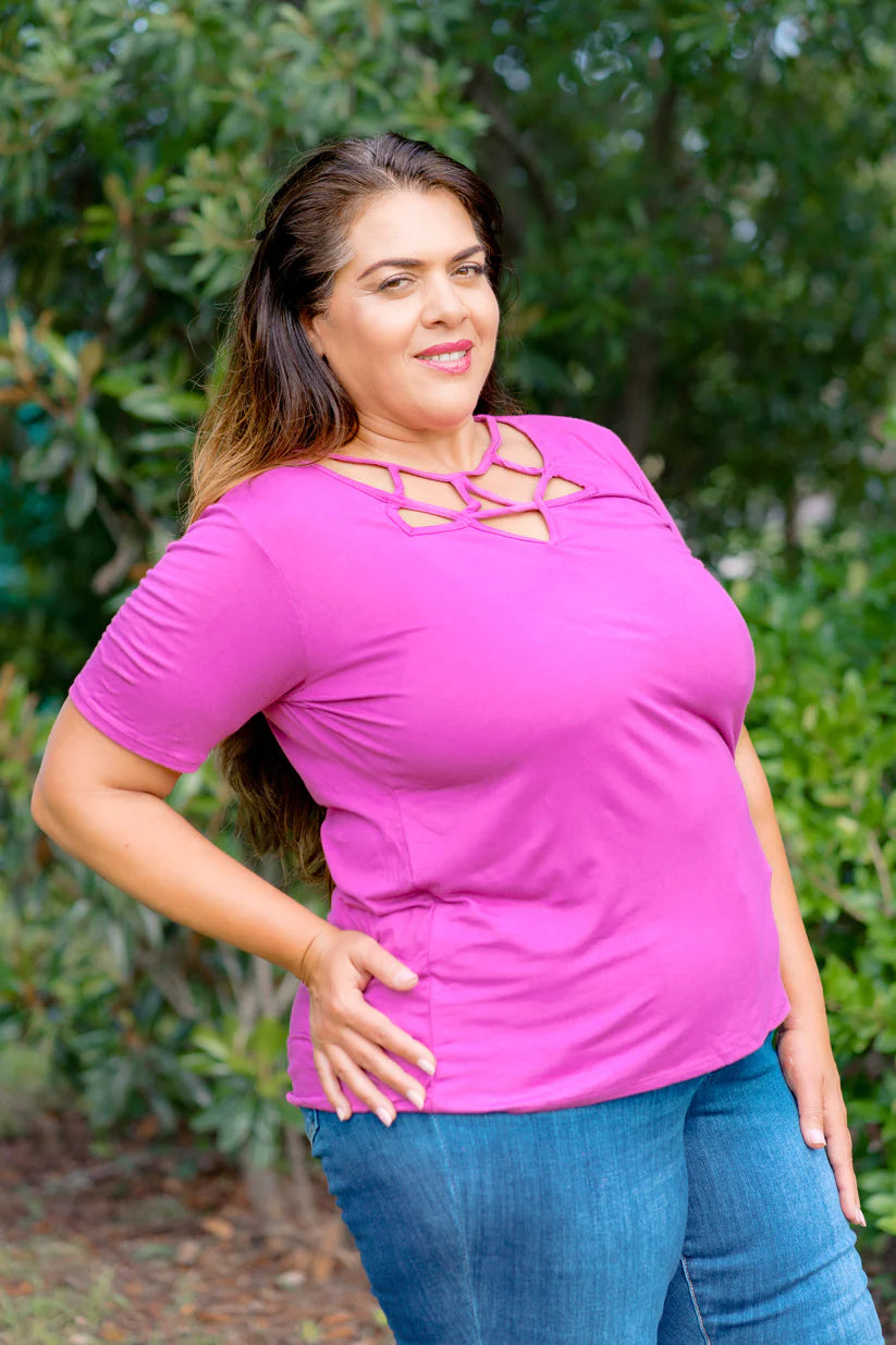 Electric Orchid Top