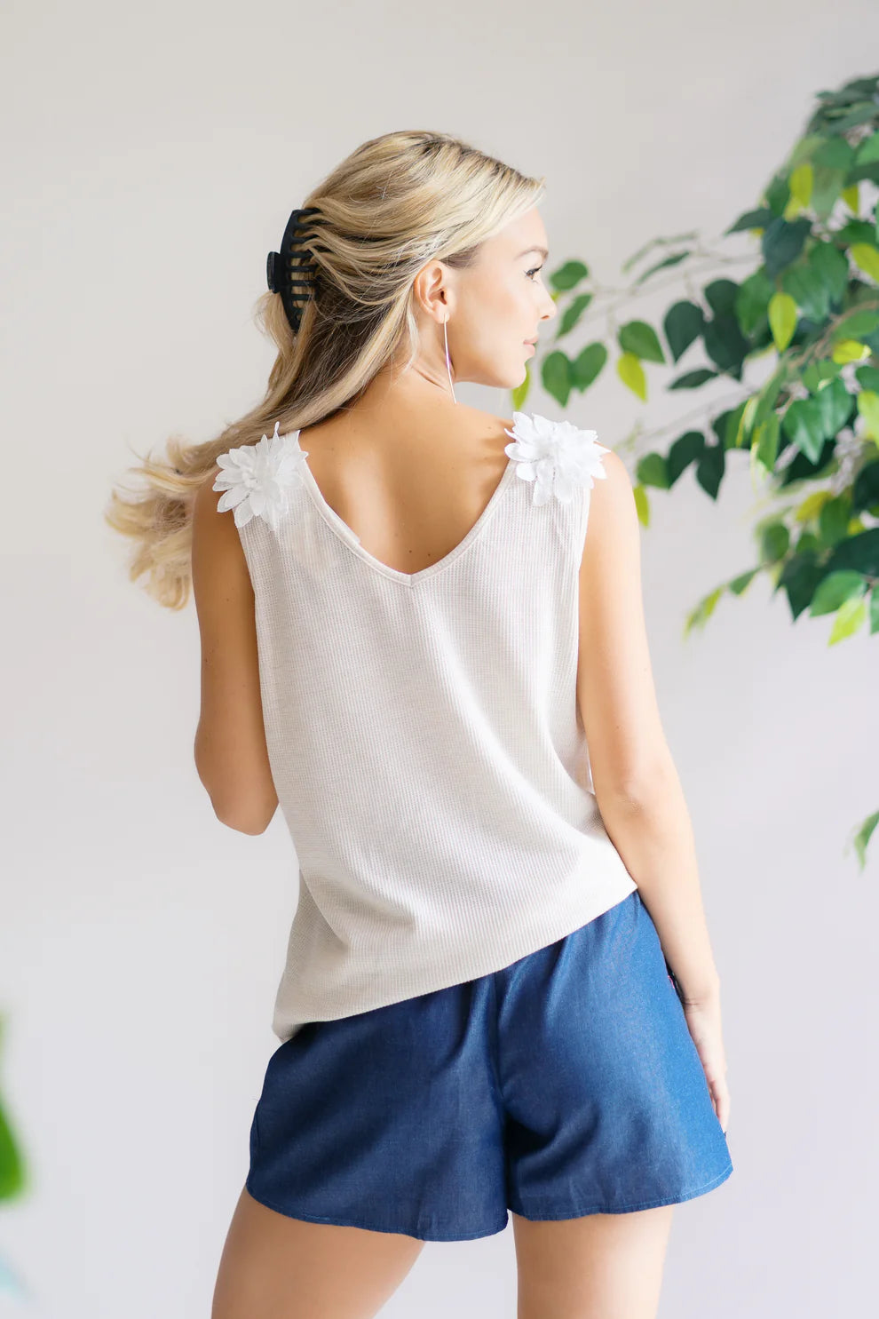 WhimsyBloom Sleeveless Top
