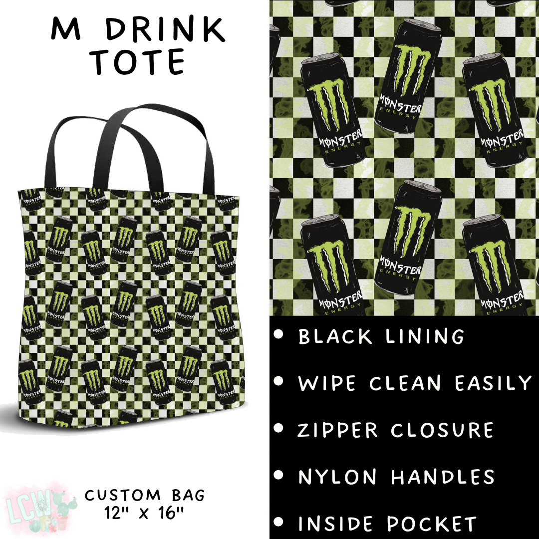 M Drink Tote - PREORDER Batch #485 - ETA Early April