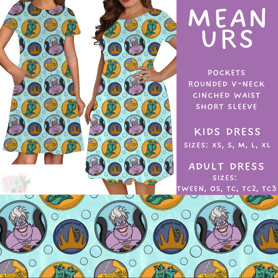 Mean URS Adult & Kids Dress - PREORDER Batch #482 - ETA Early April