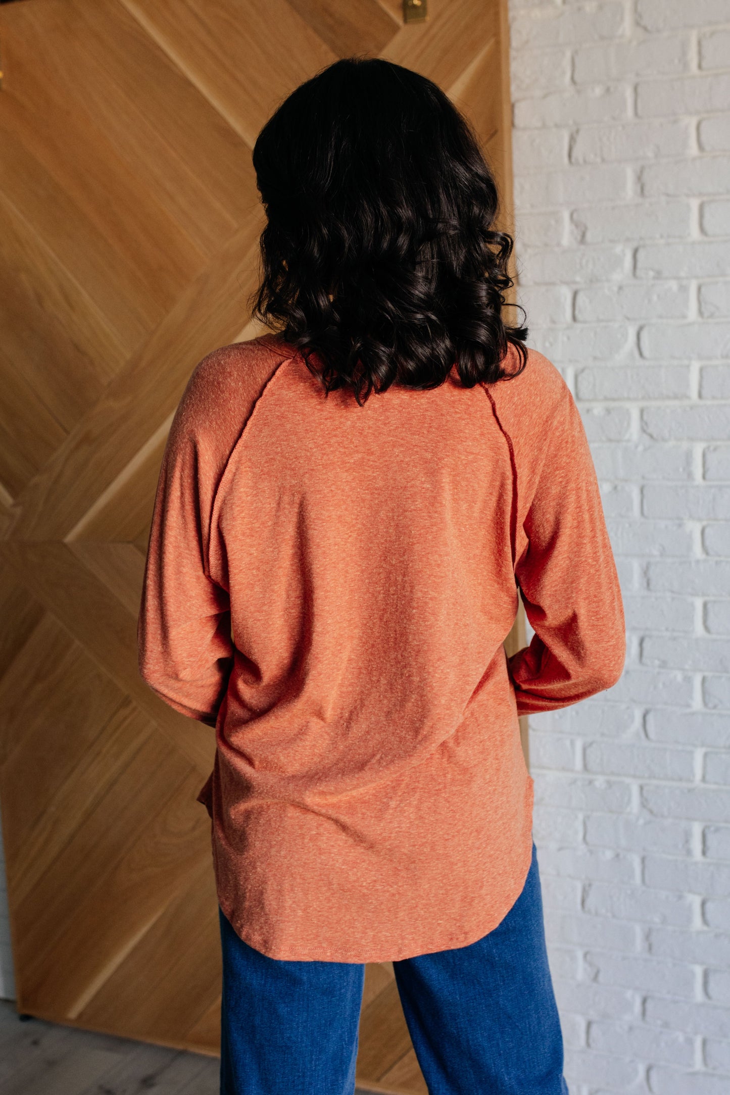 DOORBUSTER Rustic Charm Long Sleeve Top