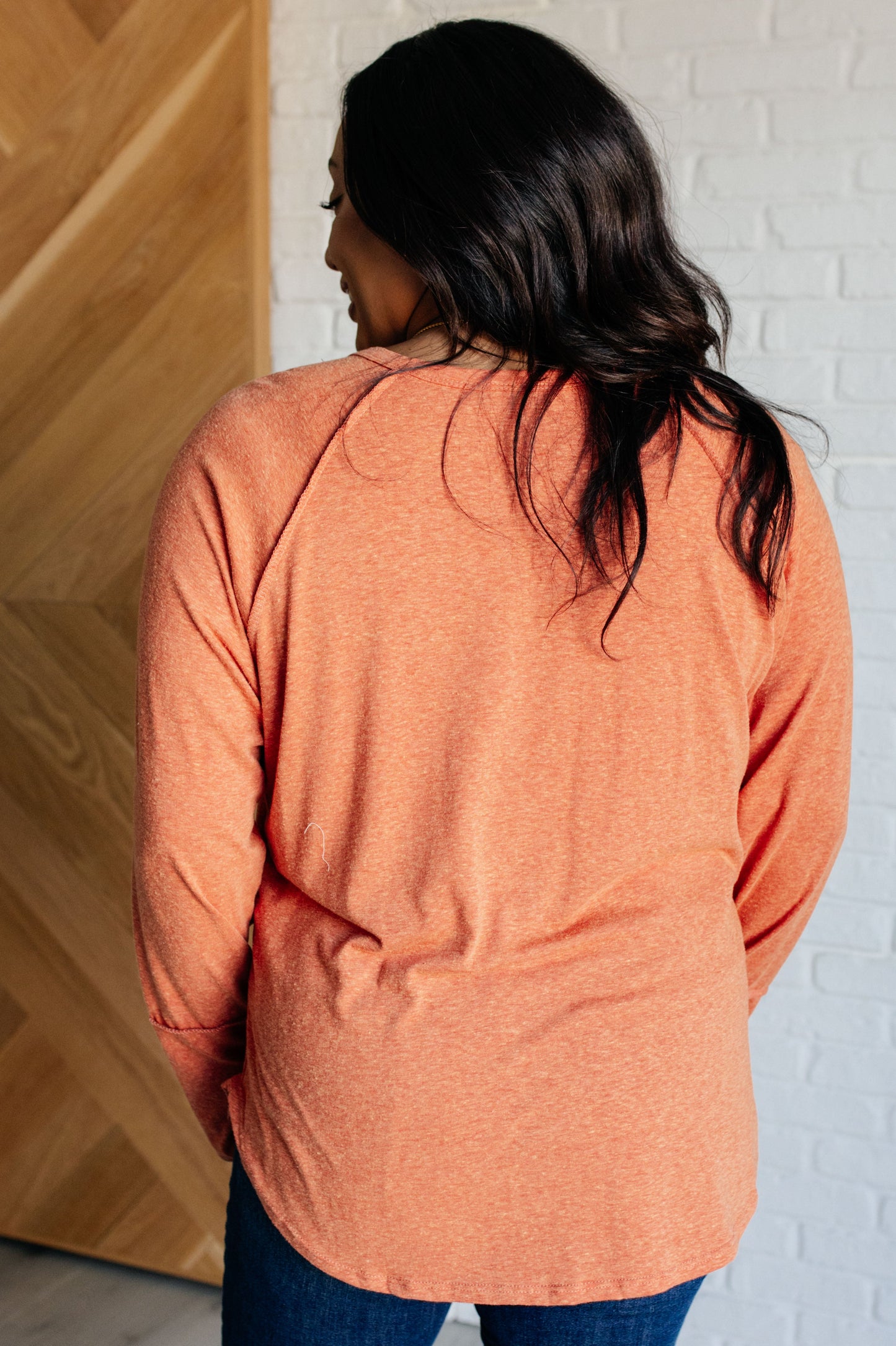 DOORBUSTER Rustic Charm Long Sleeve Top