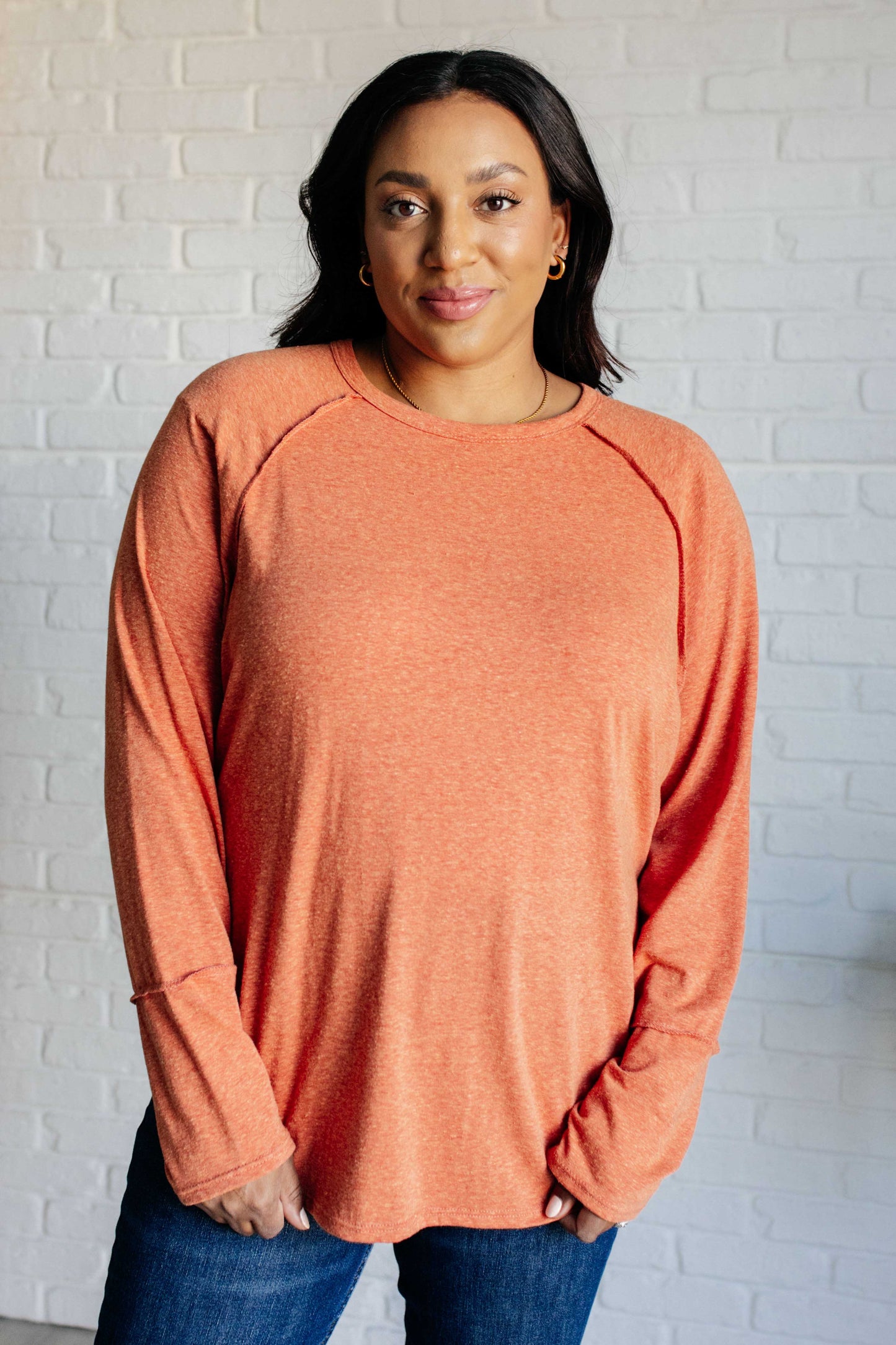 DOORBUSTER Rustic Charm Long Sleeve Top