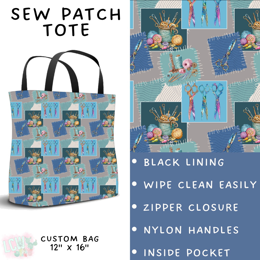 Sew Patch - Tote - PREORDER Batch #485 - ETA Early April
