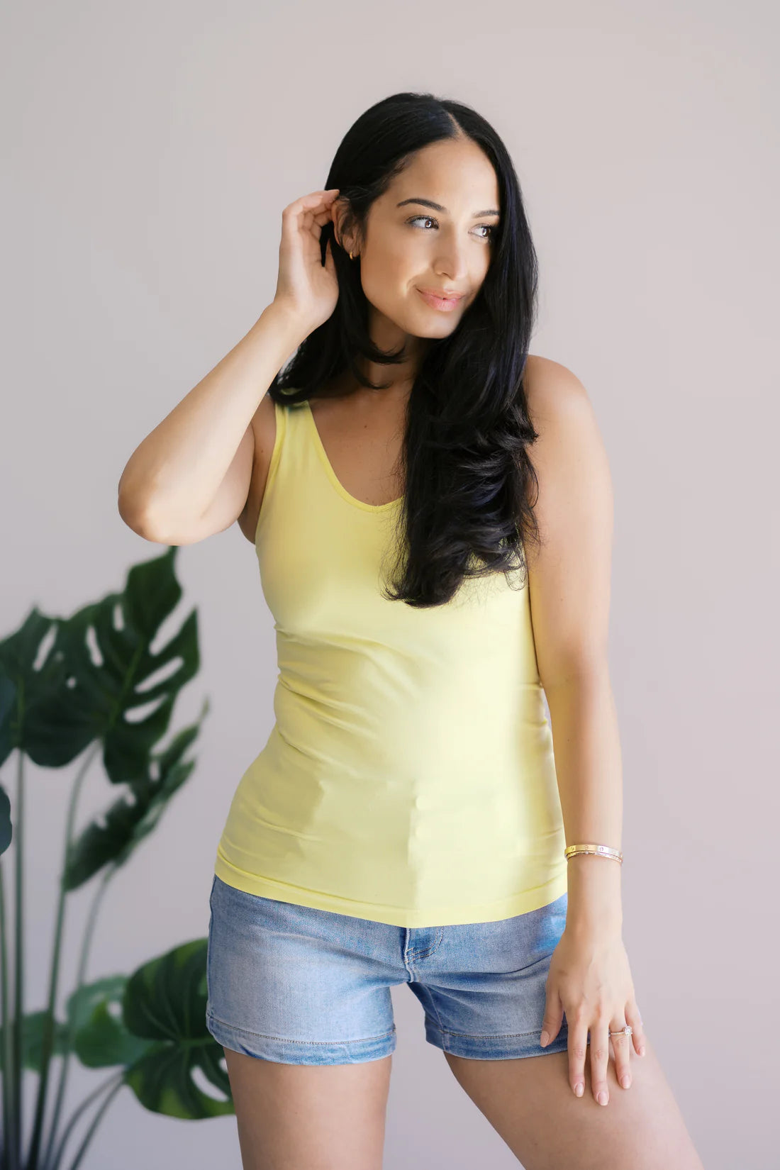 Yellow Timeless Reversible Basic Tank