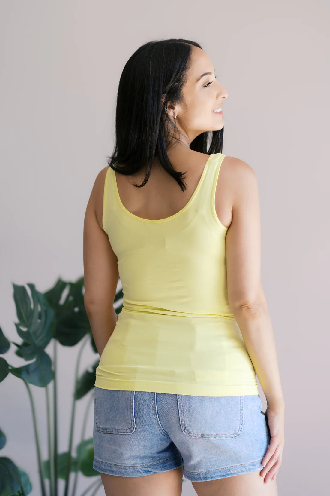 Yellow Timeless Reversible Basic Tank