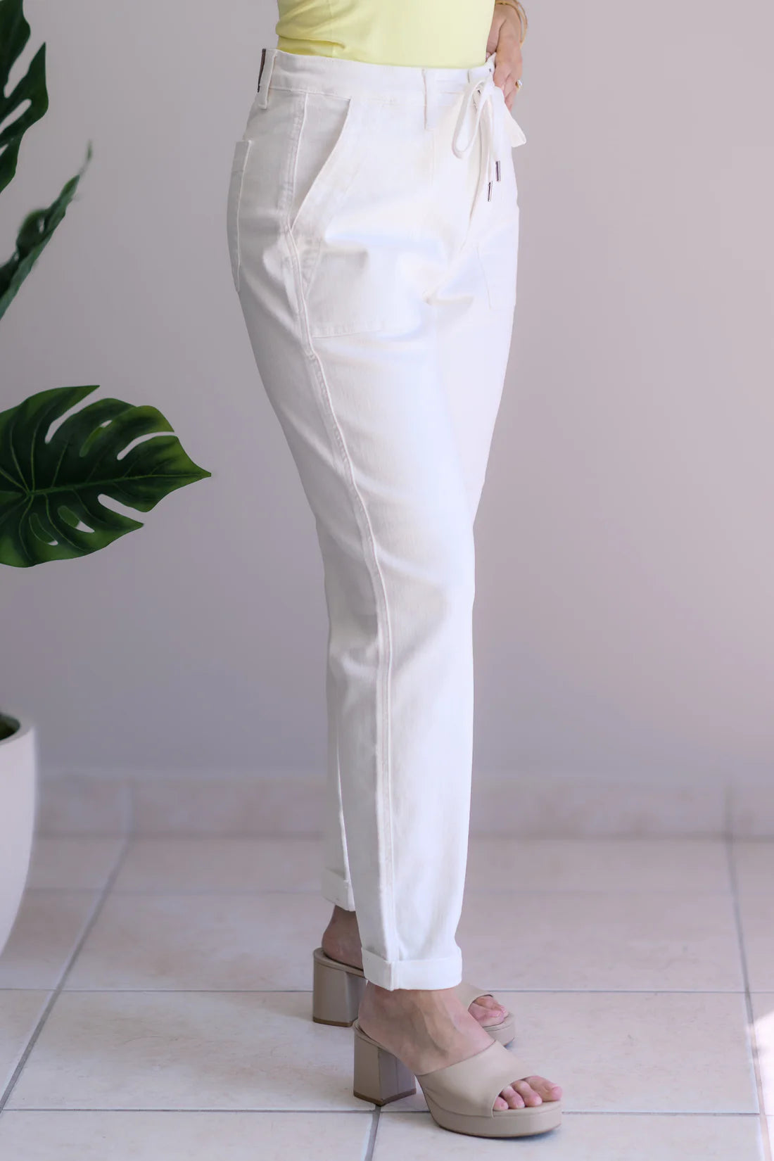 Chalk It Up Judy Blue Jogger Jeans Denim