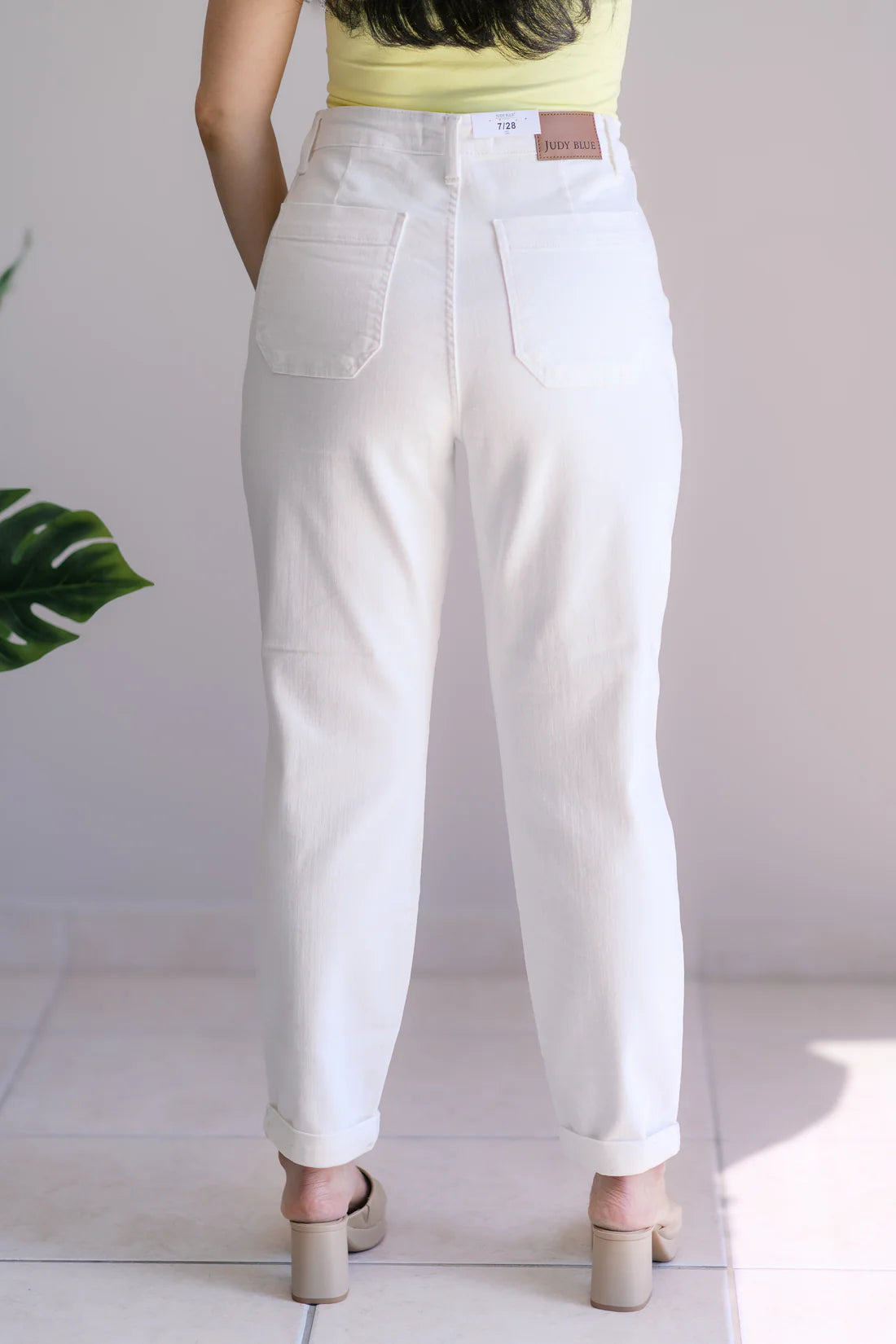 Chalk It Up Judy Blue Jogger Jeans Denim