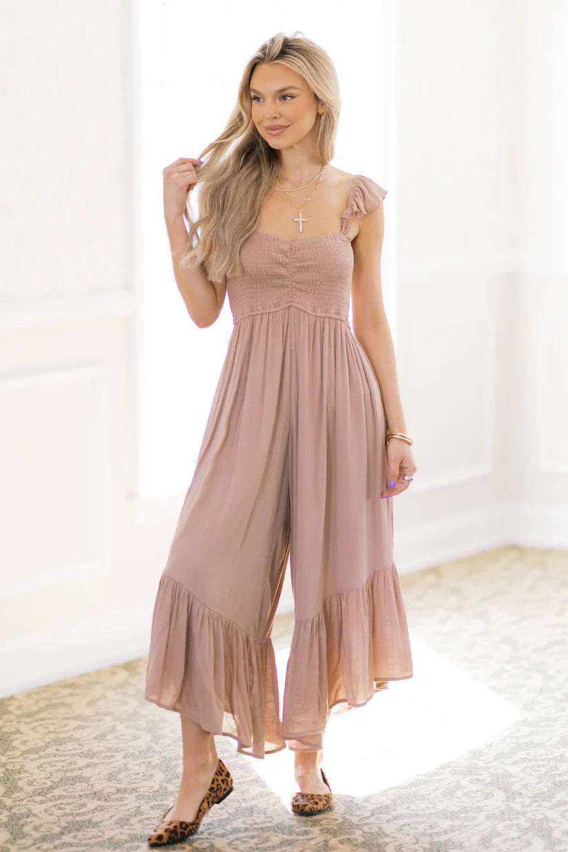 Boho Bliss Wide Leg Jumpsuit