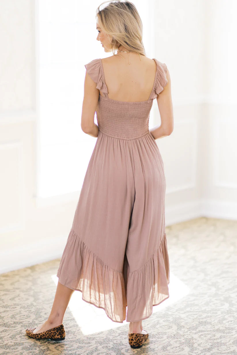 Boho Bliss Wide Leg Jumpsuit