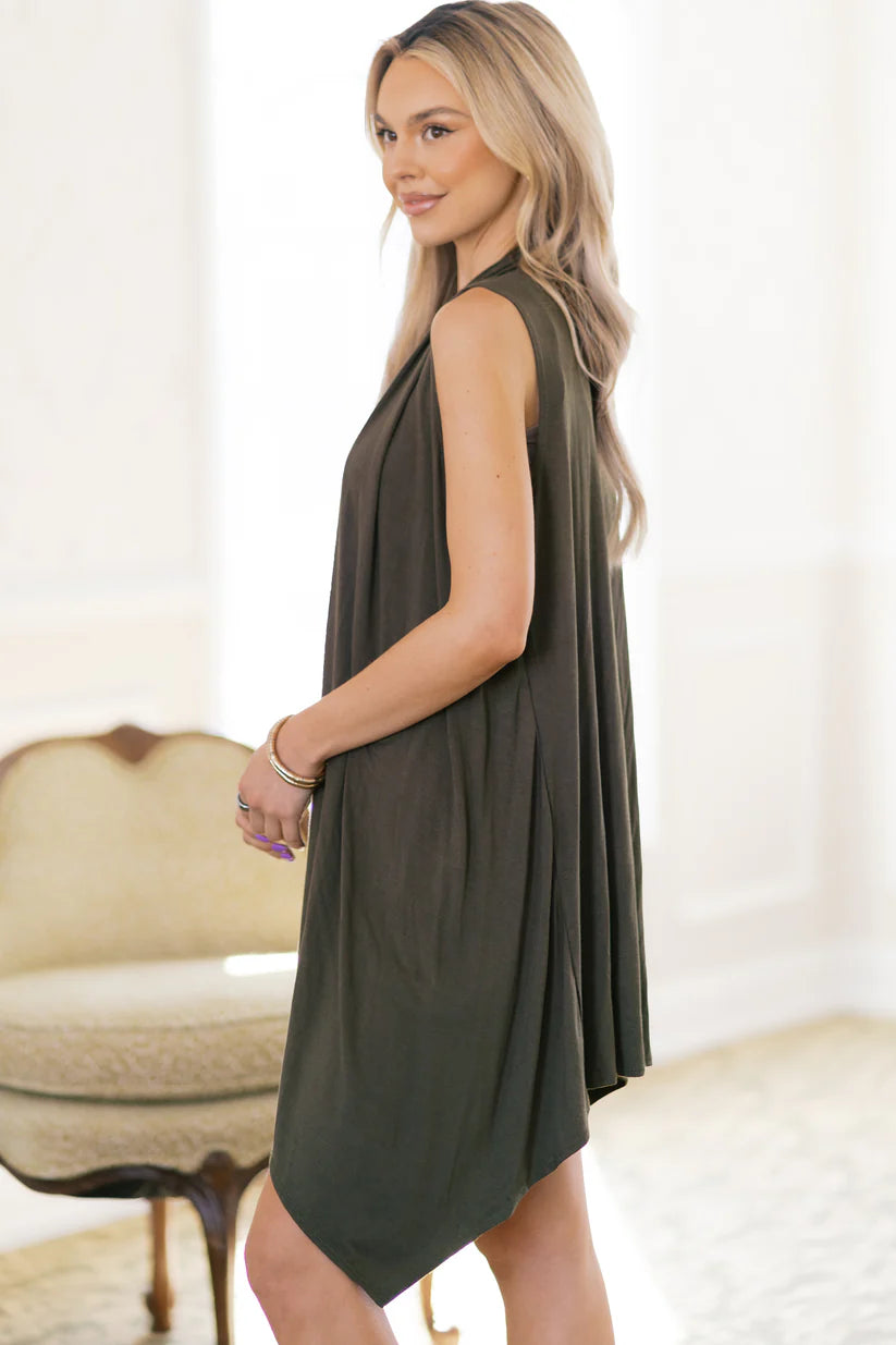 Boho Breeze Sleeveless Cardigan