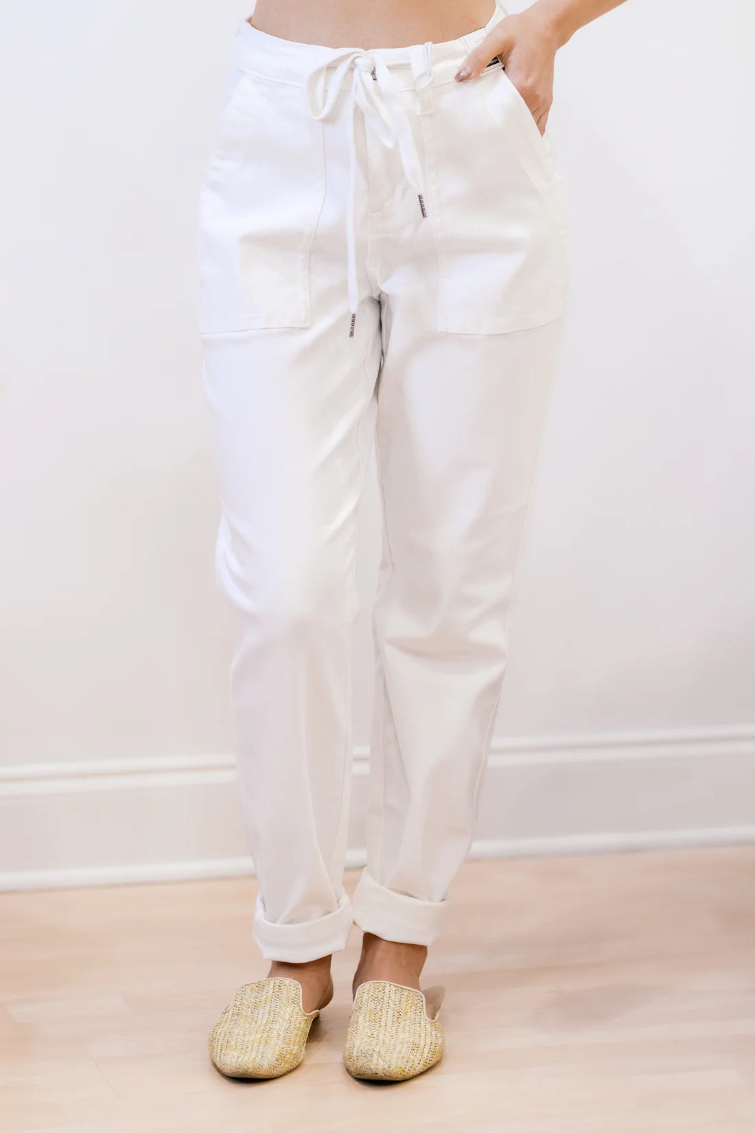 Chalk It Up Judy Blue Jogger Jeans Denim