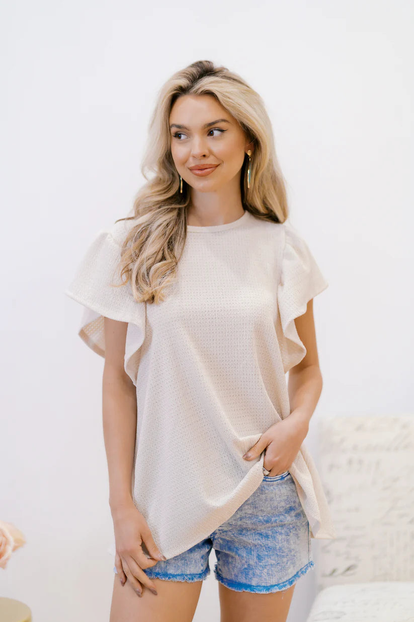 Elle Ruffle Top
