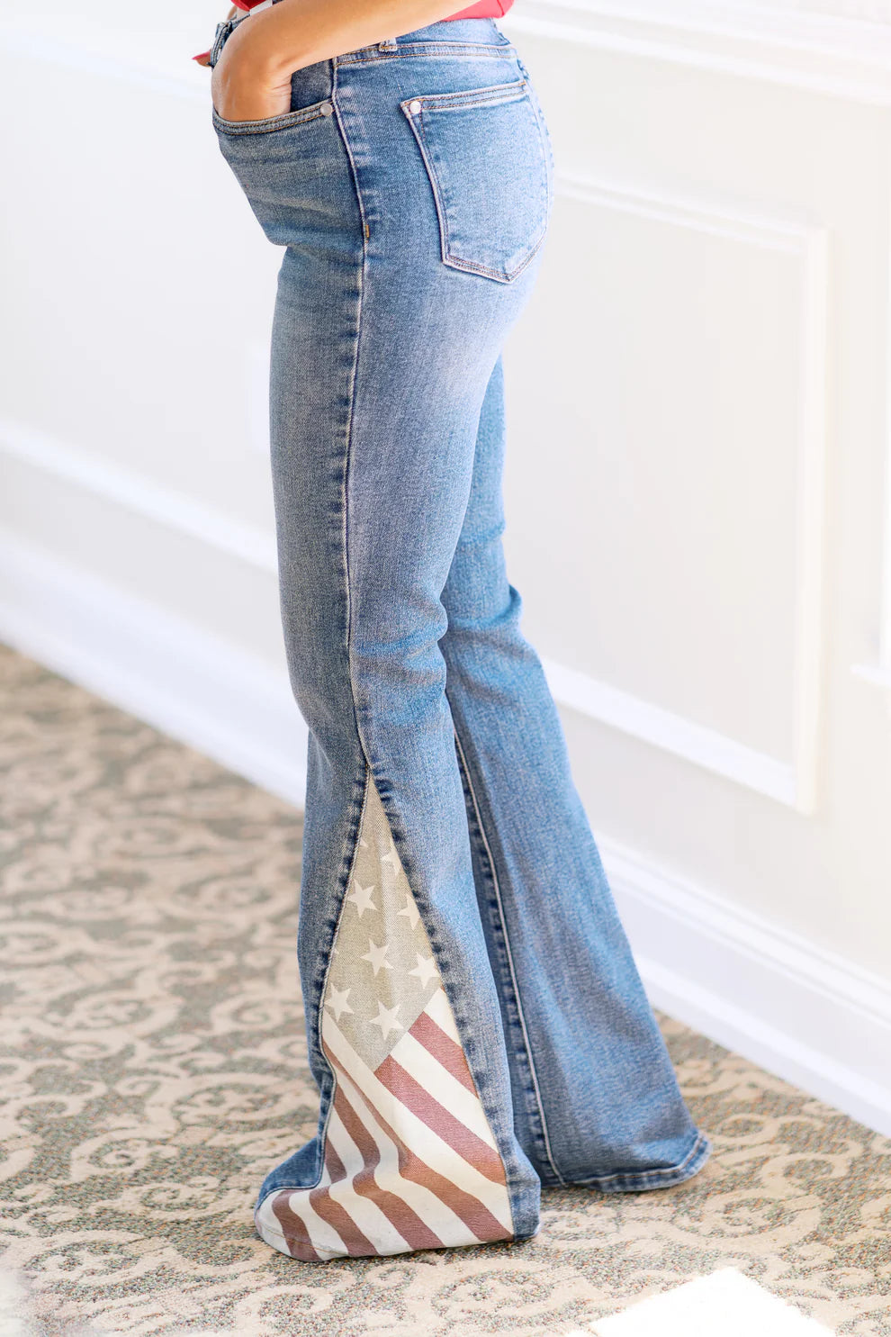 Freedom Rings Judy Blue Flare Jeans