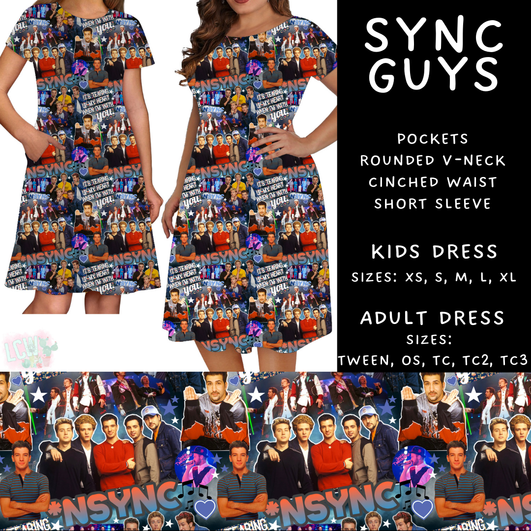 SYNC Guys Adult & Kids Dress - PREORDER Batch #482 - ETA Early April