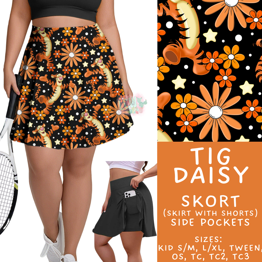 Tig Daisy Skort Adult & Kids - PREORDER Batch #482 - ETA Early April