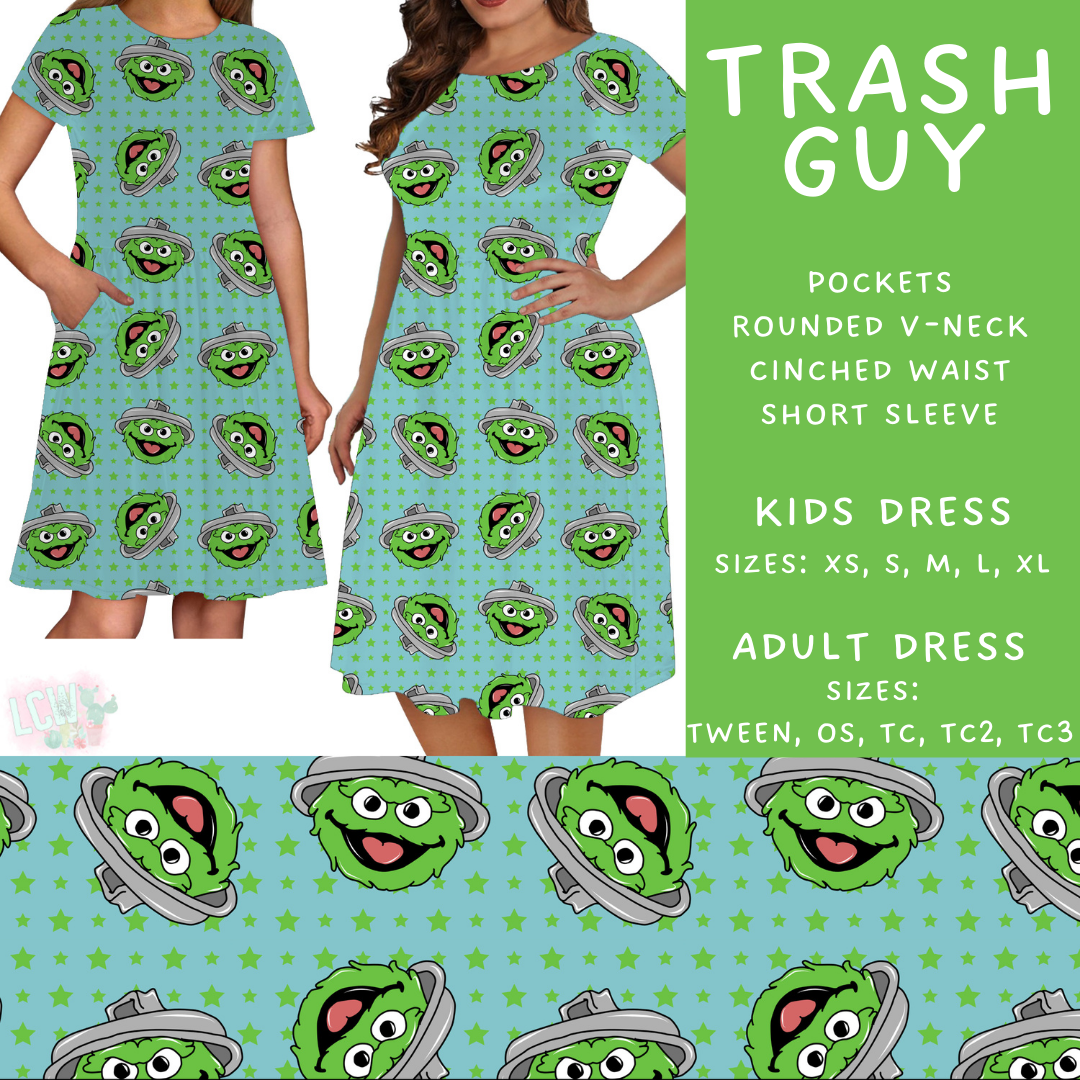 Trash Guy Adult & Kids Dress - PREORDER Batch #482 - ETA Early April