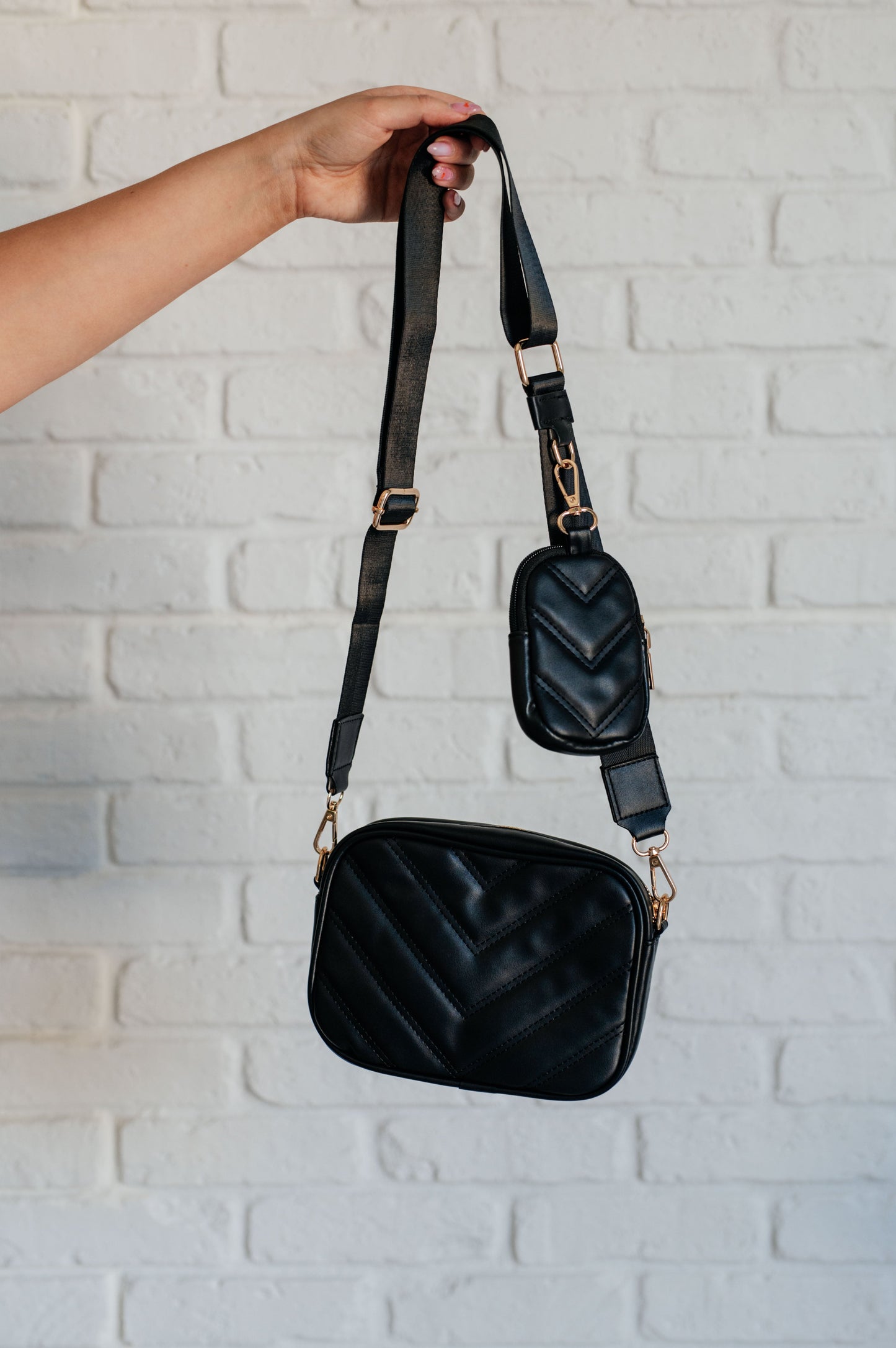 MON-YAY Surprise! Under Your Spell Crossbody in Black