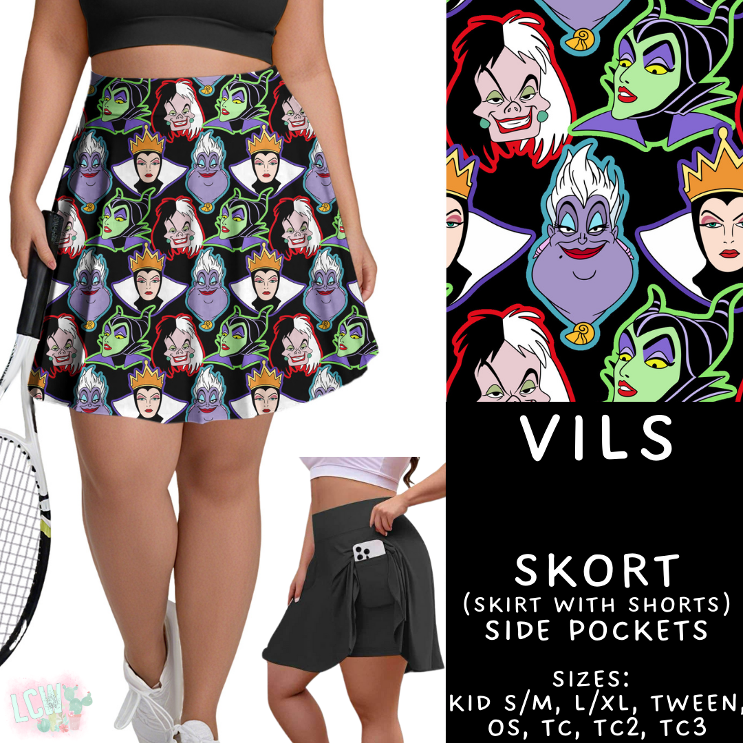 VILS Skort Adult & Kids - PREORDER Batch #482 - ETA Early April