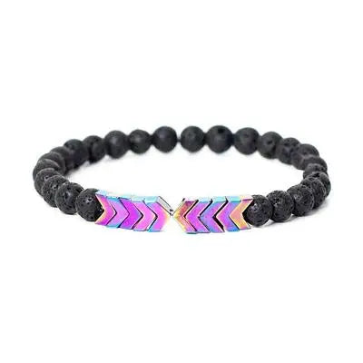 Lava Bead Arrow Bracelets - 5 Color Options!