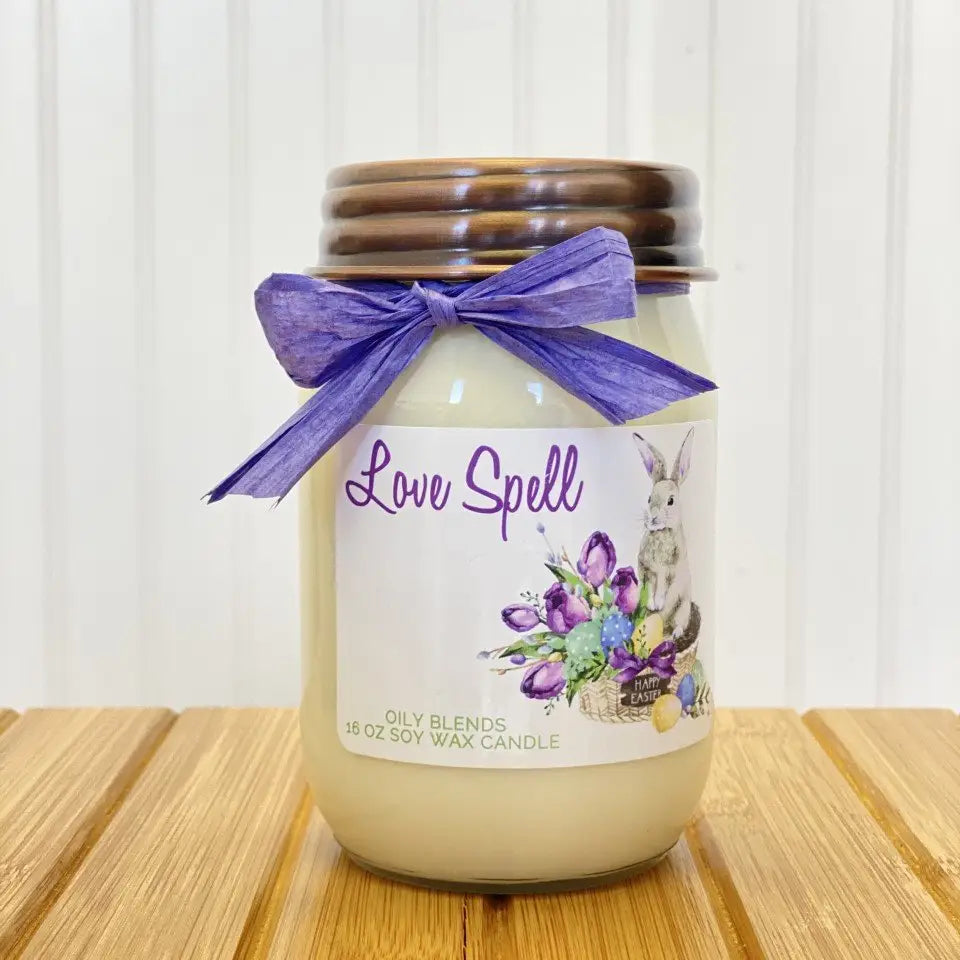 Jumbo Easter Soy Wax Candles - 100 HOUR BURN TIME SOY WAX CANDLES