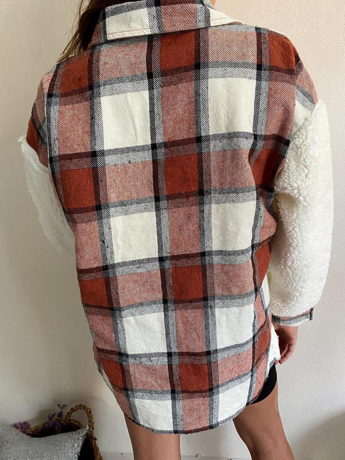 Fuzzy Button Up Long Sleeve Jacket - 5 Colors!