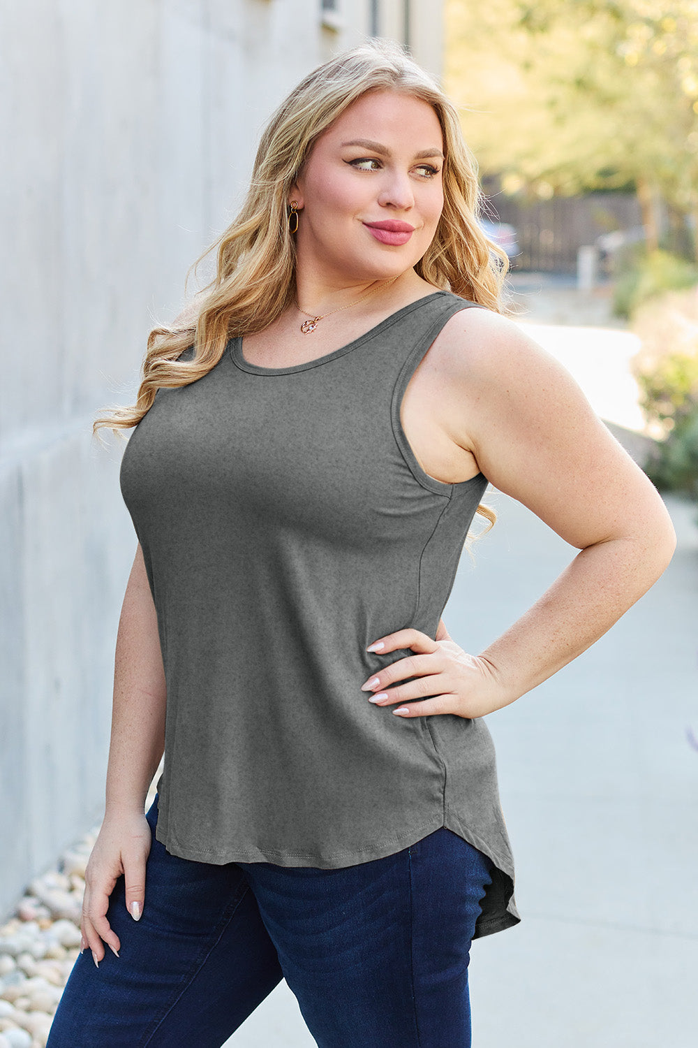 Basic Bae Full Size Round Neck Tank - in 5 Colors!