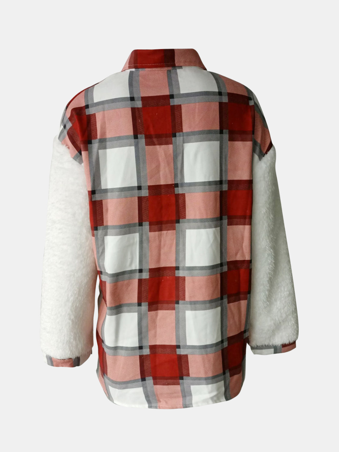 Fuzzy Button Up Long Sleeve Jacket - 5 Colors!