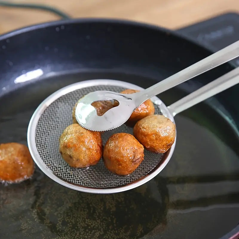 Fryer Strainer Tongs