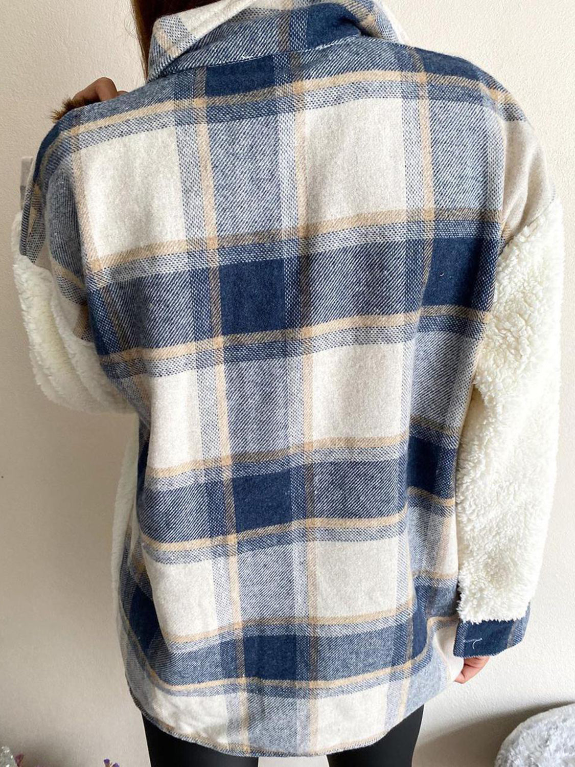 Fuzzy Button Up Long Sleeve Jacket - 5 Colors!