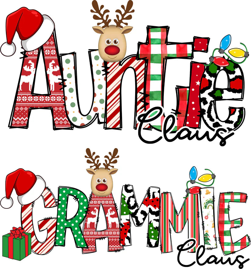 Custom Claus Name CUSTOM Graphic