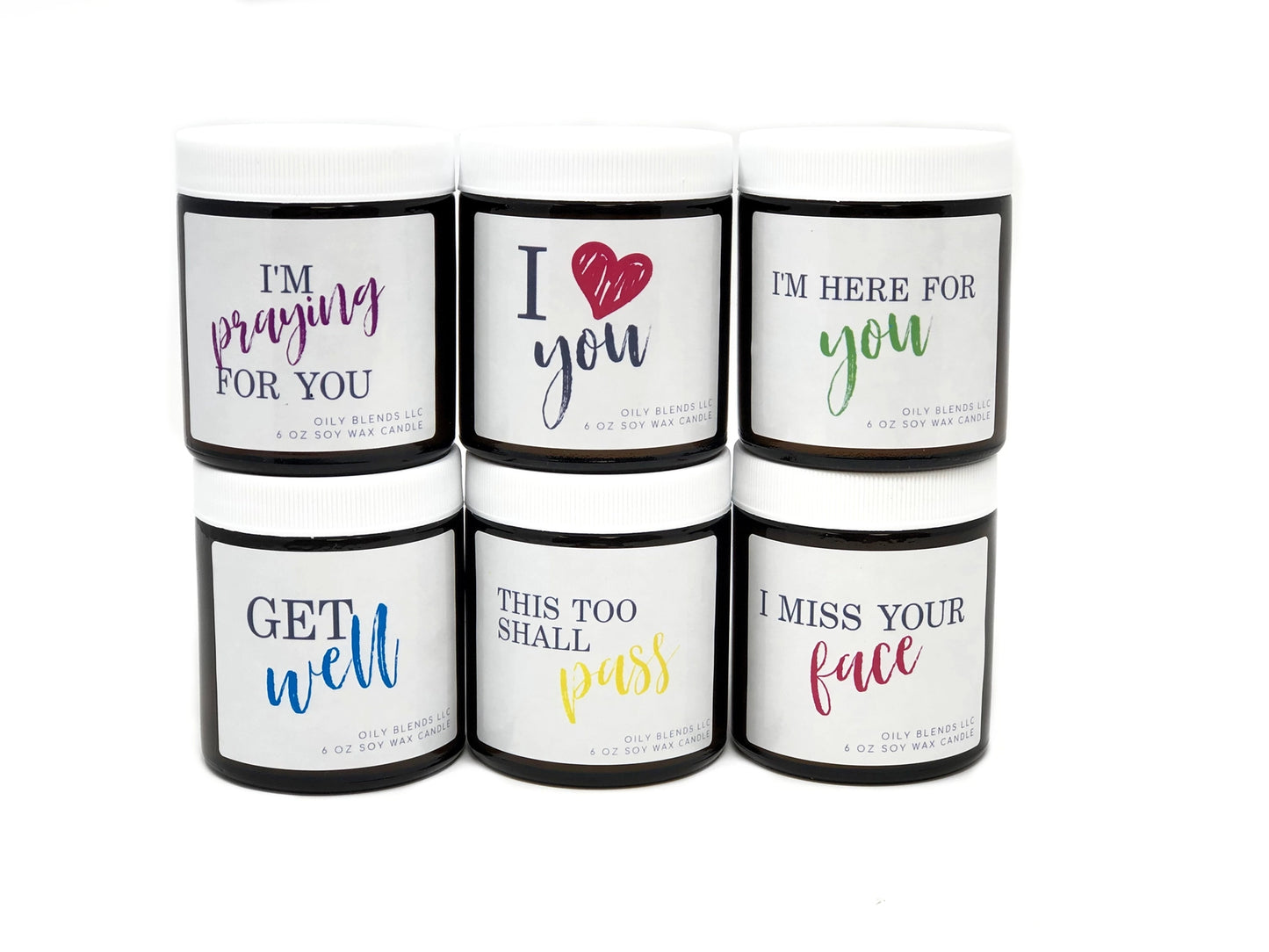 I Love You Soy Wax Message Candle - 25 Hr Burn Time