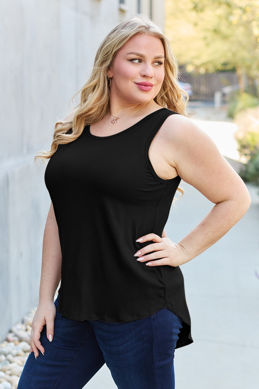 Basic Bae Full Size Round Neck Tank - in 5 Colors!