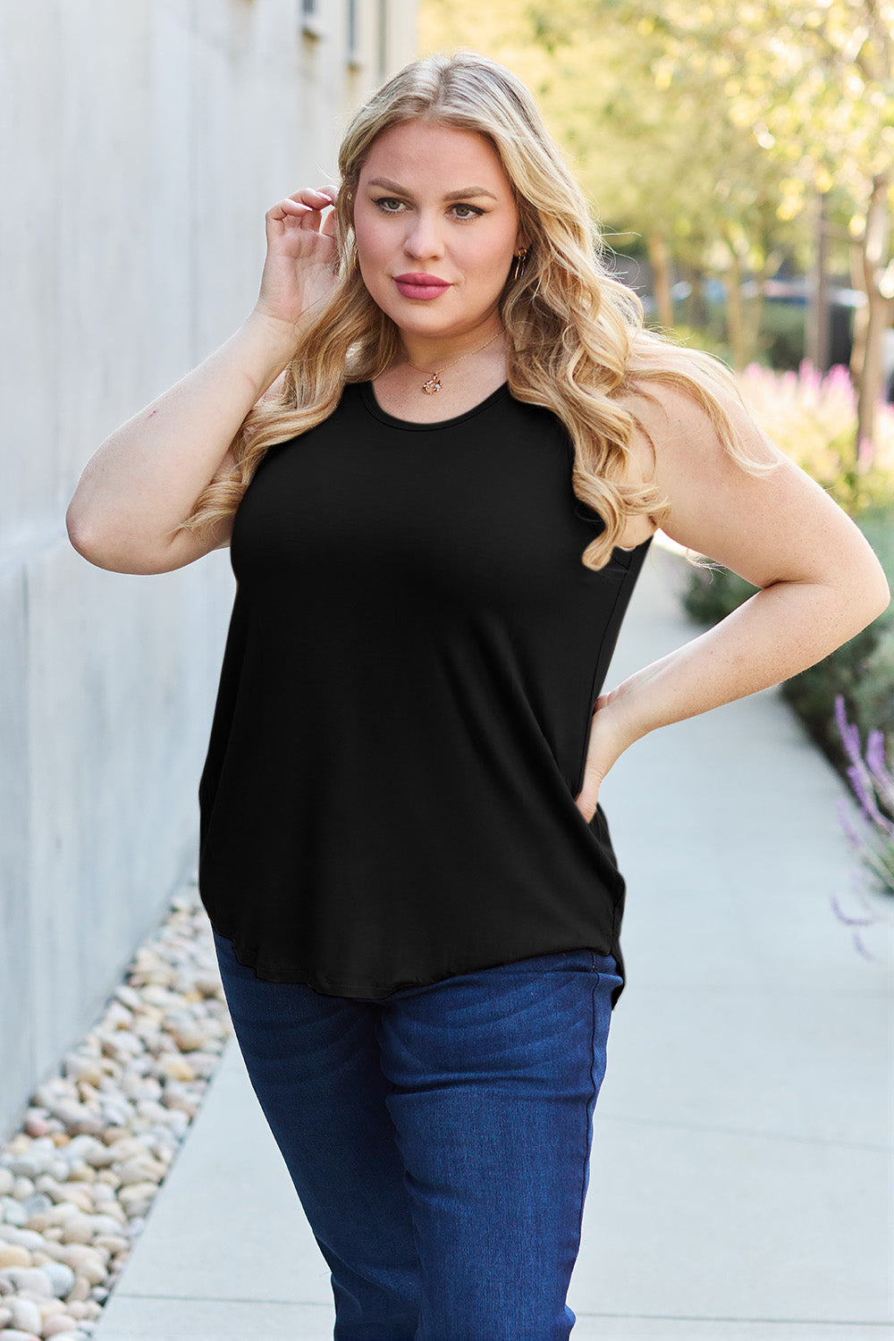 Basic Bae Full Size Round Neck Tank - in 5 Colors!