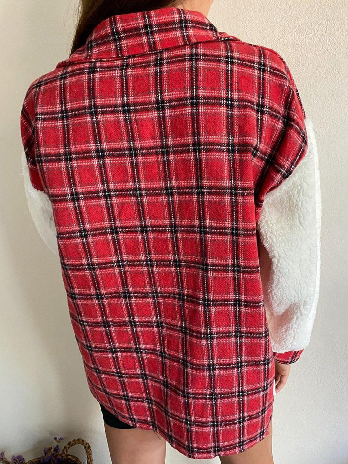 Fuzzy Button Up Long Sleeve Jacket - 5 Colors!
