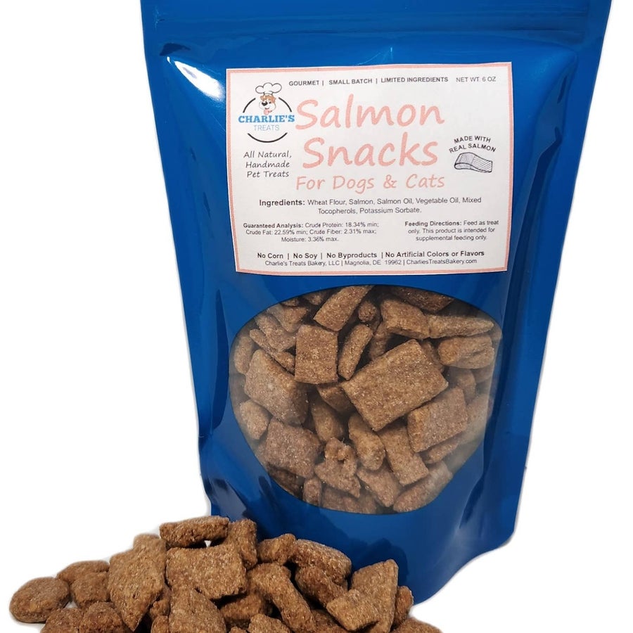 Salmon Snacks - 6oz - Dogs AND Cats!