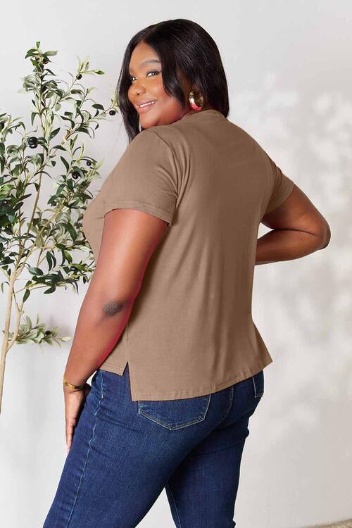 Basic Bae Full Size Round Neck Short Sleeve T-Shirt - 7 Color Options!
