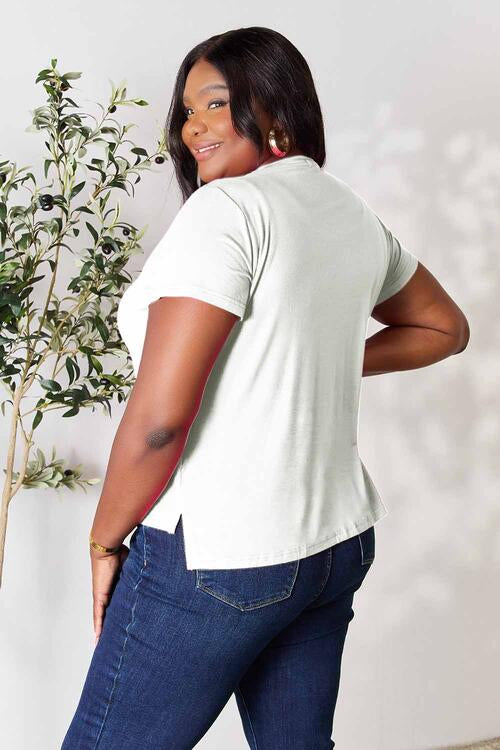 Basic Bae Full Size Round Neck Short Sleeve T-Shirt - 7 Color Options!