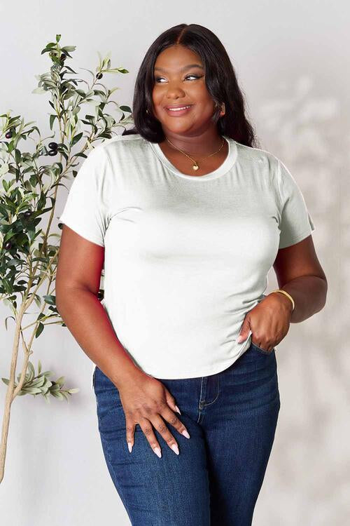 Basic Bae Full Size Round Neck Short Sleeve T-Shirt - 7 Color Options!